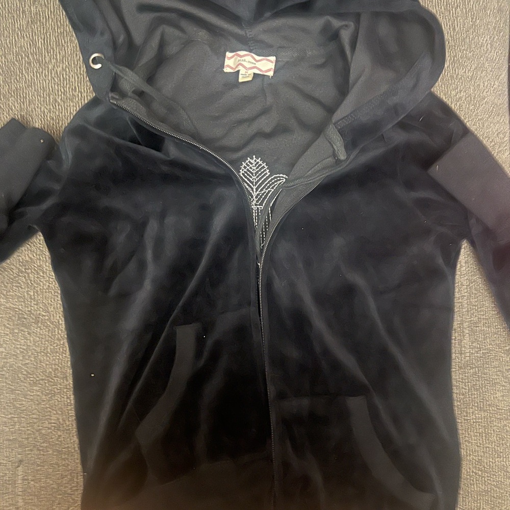 Pink Rose Hoodie M